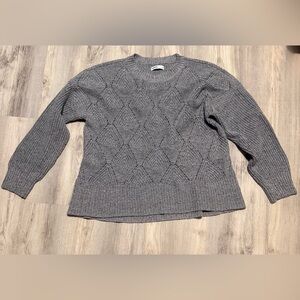 Sonoma Women's Textured Gray Sweater